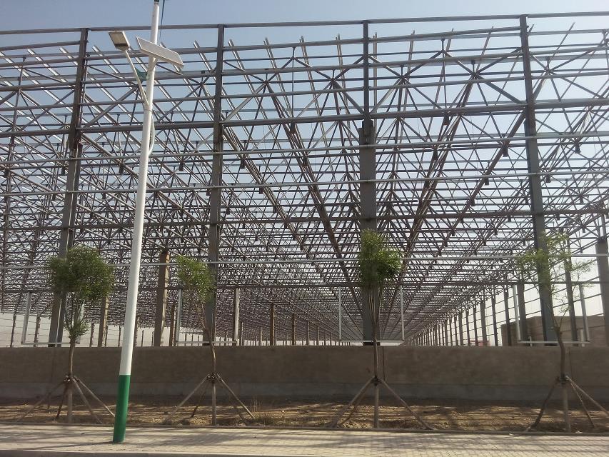 奉化汽车工业厂房网架
