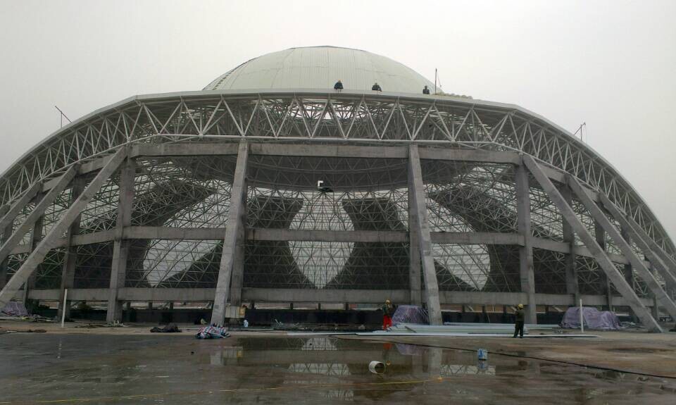 奉化温泉馆网架工程